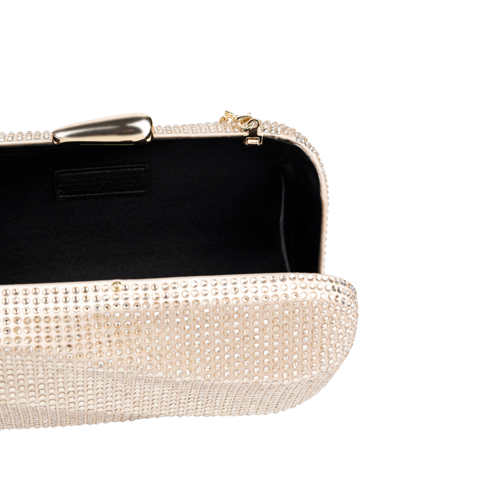 Mumtaz Jewellers Elegant Crystal Studded Clutch Bag for Women