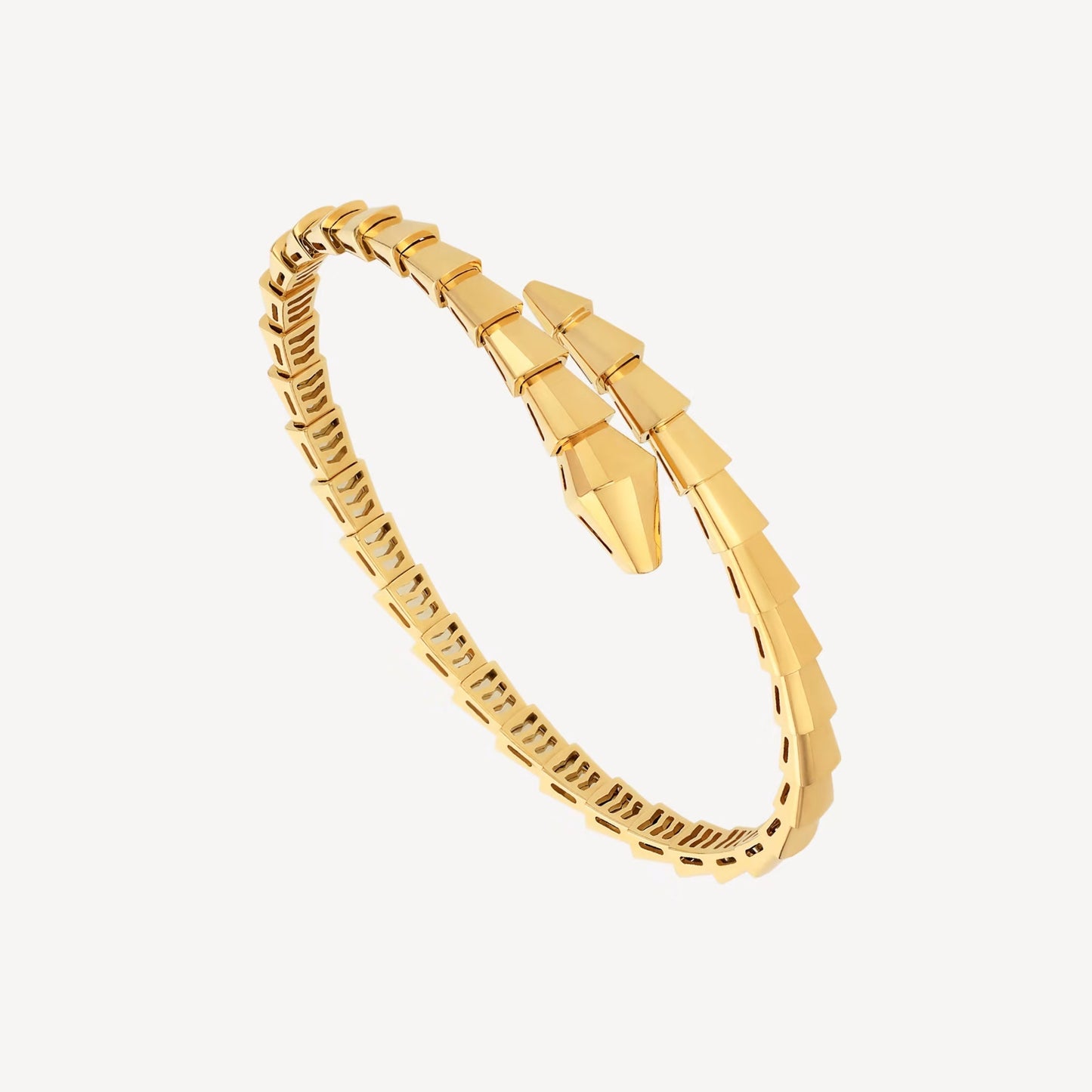 Serpenti Bracelet, 18k Yellow Gold Plated
