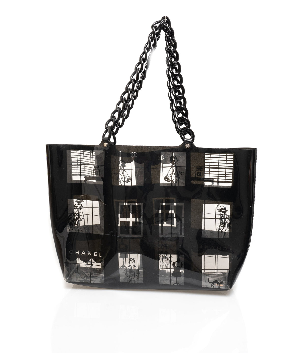Chanel Vintage Coco Window Tote - AWL1618 - Cap N Wrap