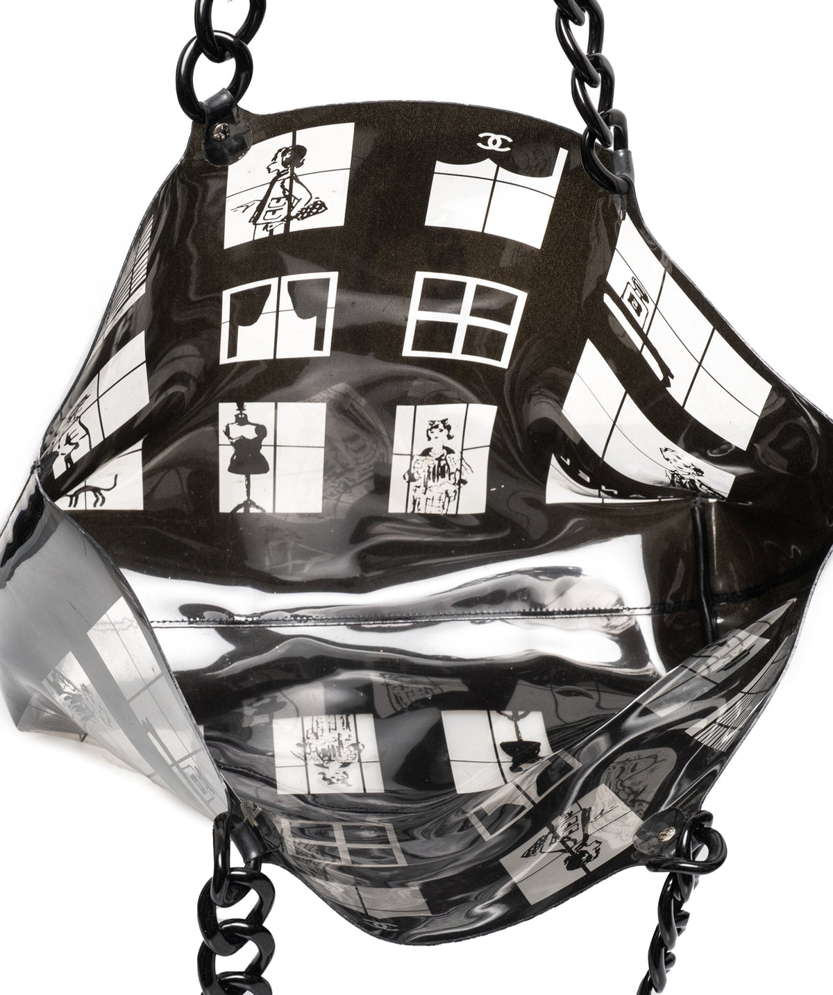 Chanel Vintage Coco Window Tote - AWL1618 - Cap N Wrap