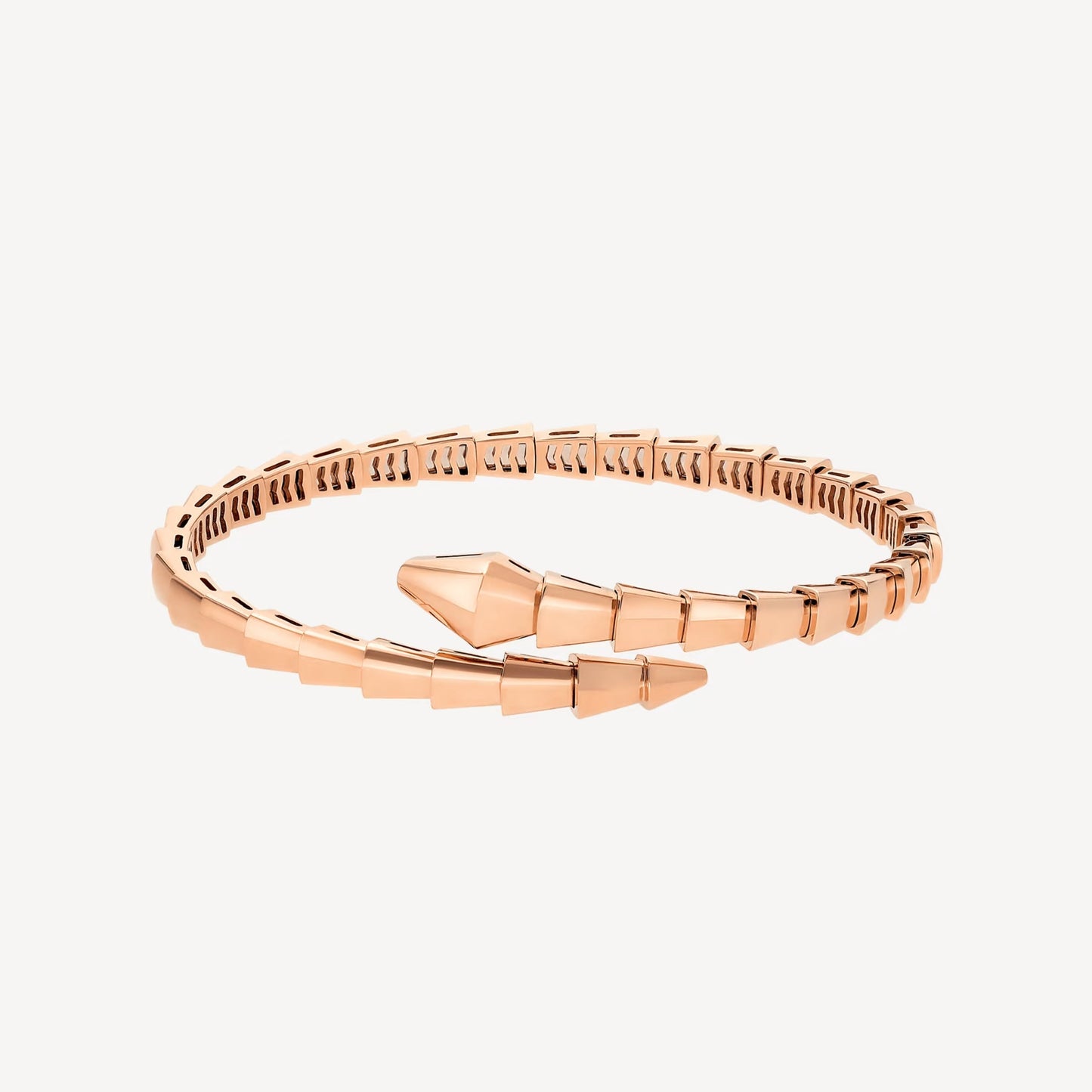 Serpenti Wrap Bracelet 18K Rose Gold Plated