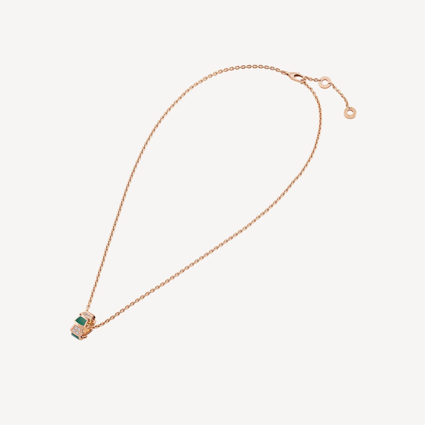 Serpenti Necklace - 925 Sterling Silver with 18K Rose Gold Plating