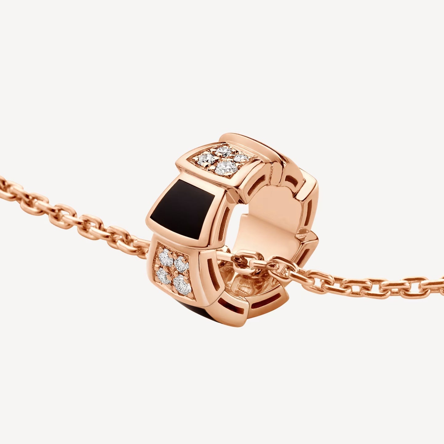 Serpenti Necklace - 925 Sterling Silver with 18K Rose Gold Plating