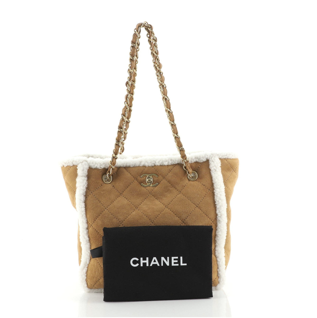 Coco Neige Shopping Tote Quilted Shearling Medium
