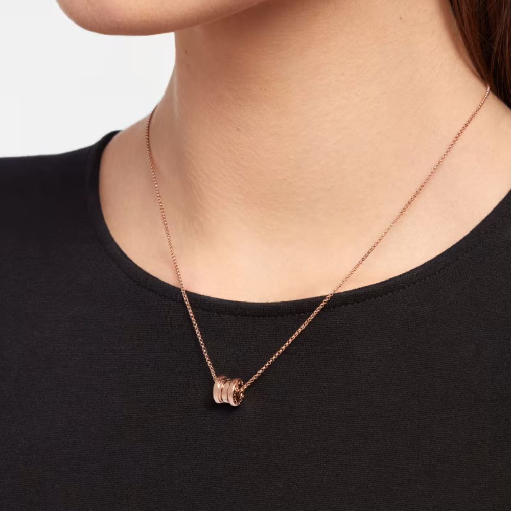 Mumtaz Jewellers B.zero1 necklace, 925 Silver, 18k Gold Plated