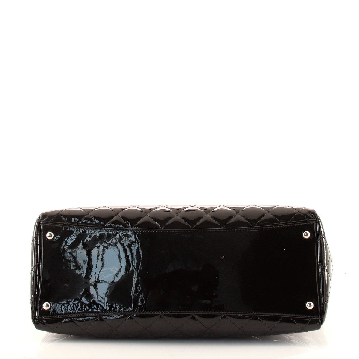 Coco Shine Tote Quilted Patent Large