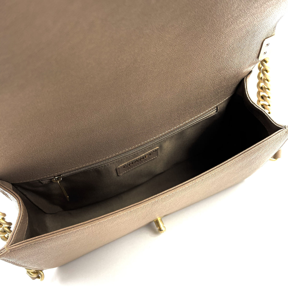 Chanel Large Quilted Caviar Boy Bag