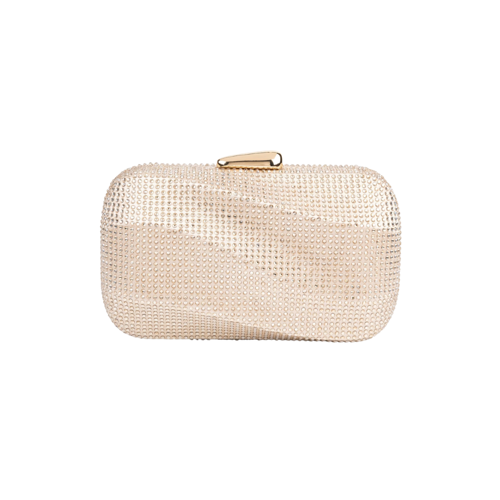 Mumtaz Jewellers Elegant Crystal Studded Clutch Bag for Women