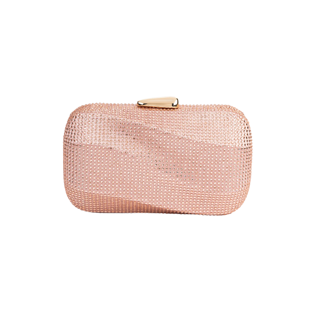 Mumtaz Jewellers Elegant Crystal Studded Clutch Bag for Women