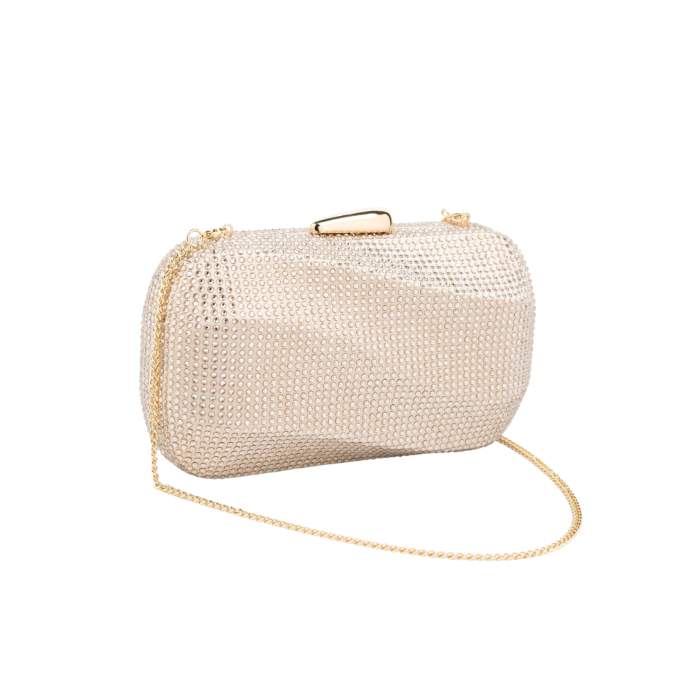 Mumtaz Jewellers Elegant Crystal Studded Clutch Bag for Women