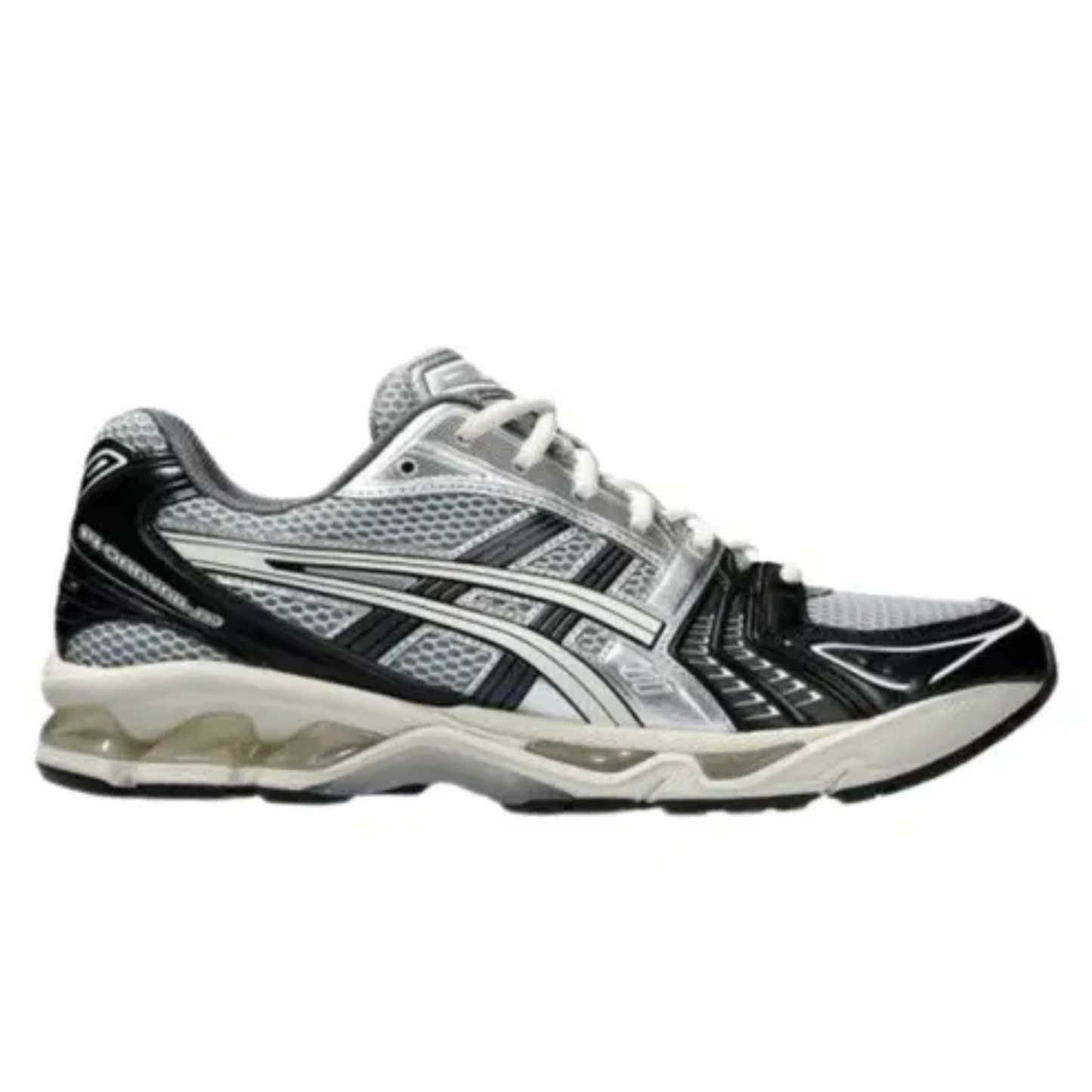 Gel-Kayano 14 Black Glacier Grey Silver
