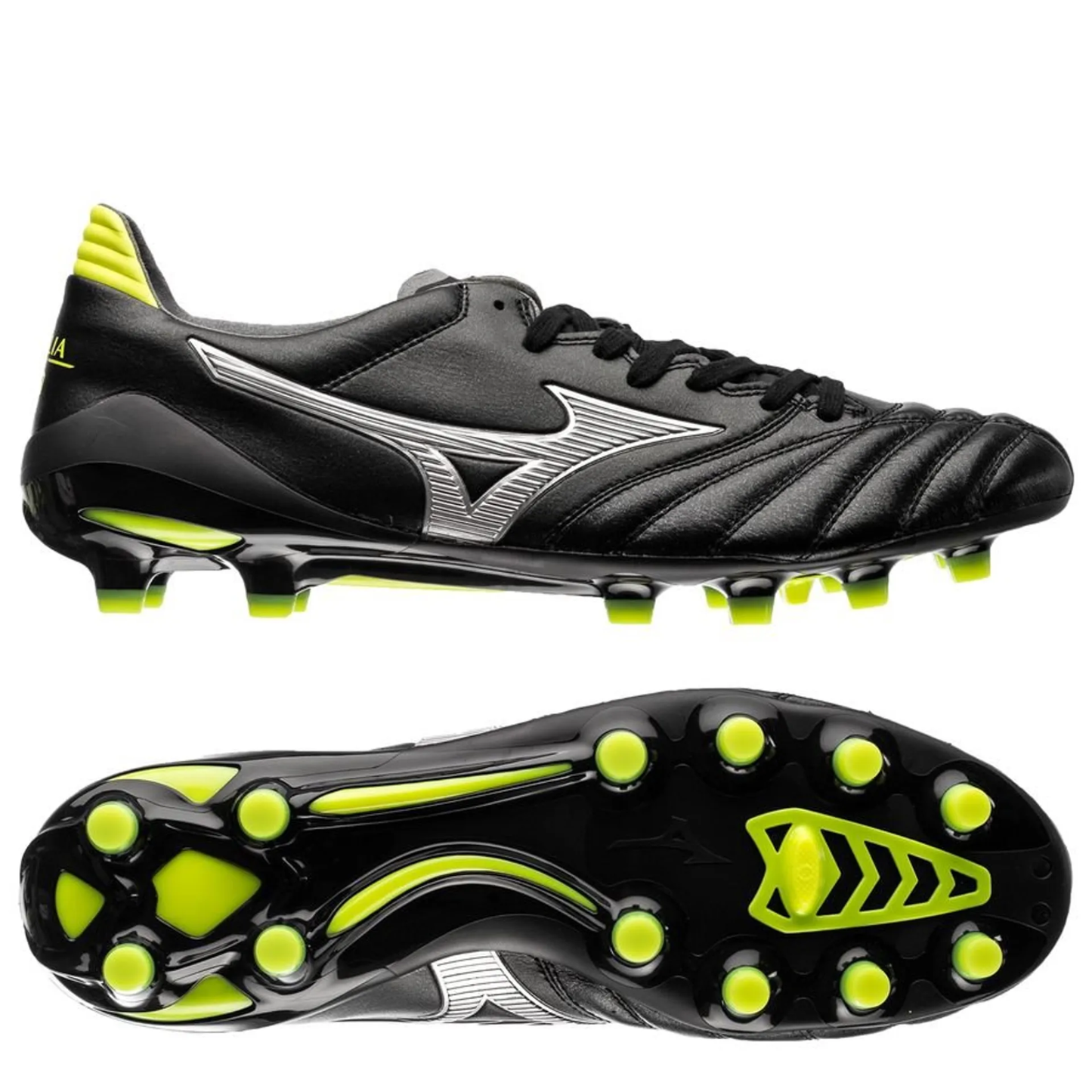 Mizuno Morelia Neo II Made in Japan White/Silver/Yellow