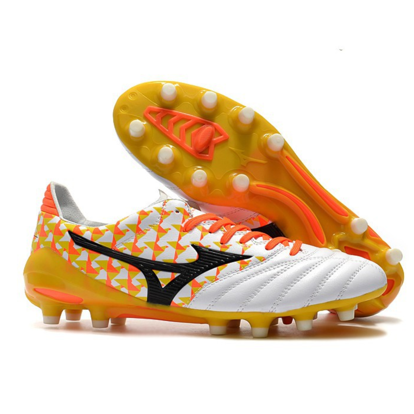 Mizuno Morelia Neo II Made in Japan Yellow/White/Orange