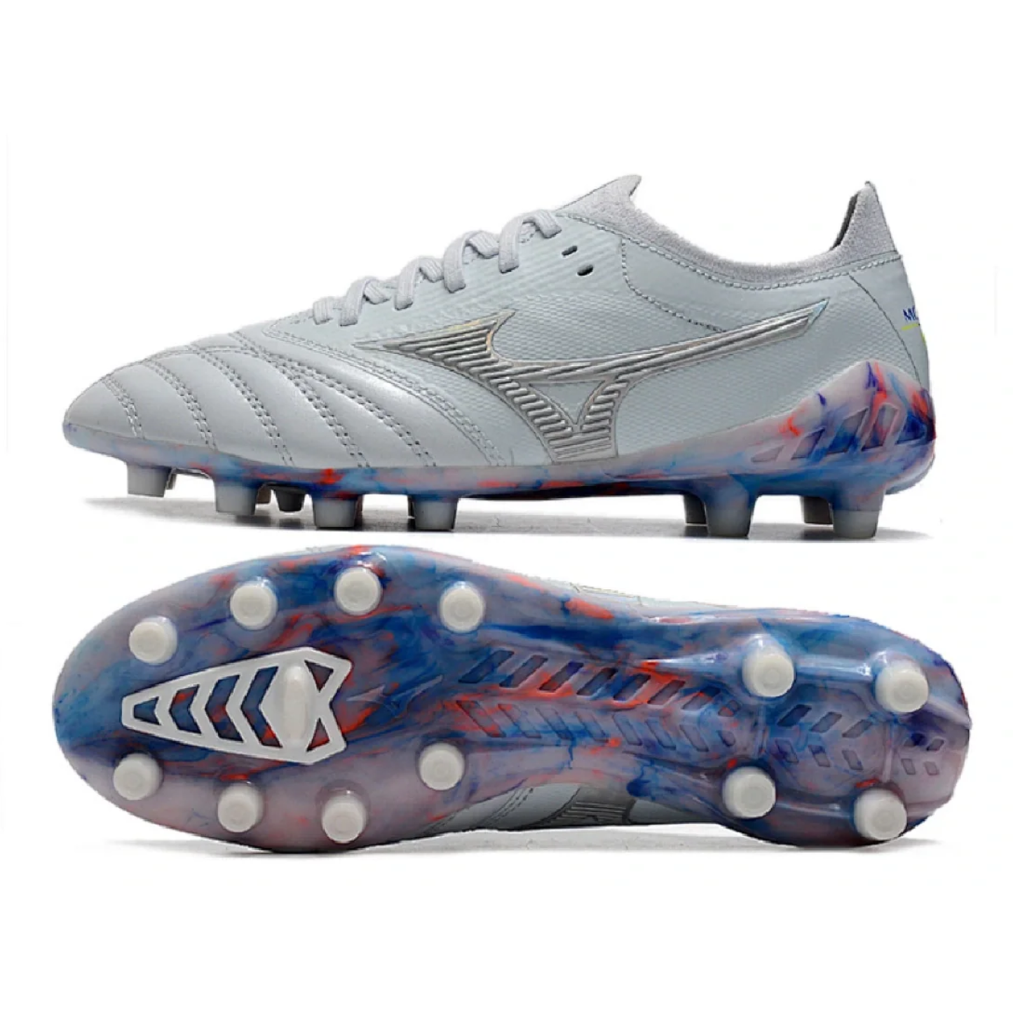 Mizuno Morelia Neo IV Beta Elite FG Made in Japan Silver/Multi