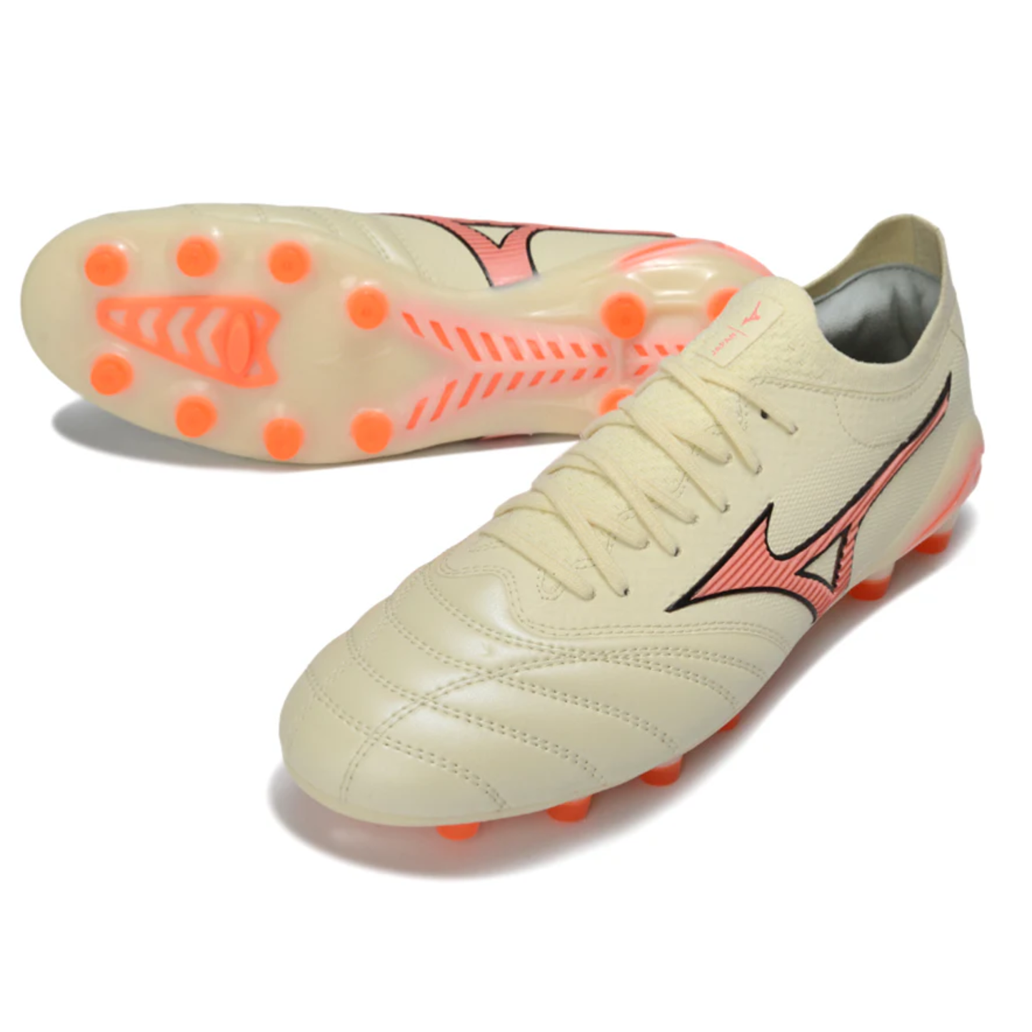 Mizuno Morelia Neo IV Beta Elite FG Made in Japan Brown/Orange