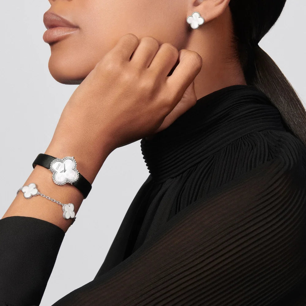 Clover Leaf Bracelet · 925 Silver · 18K Gold Plated